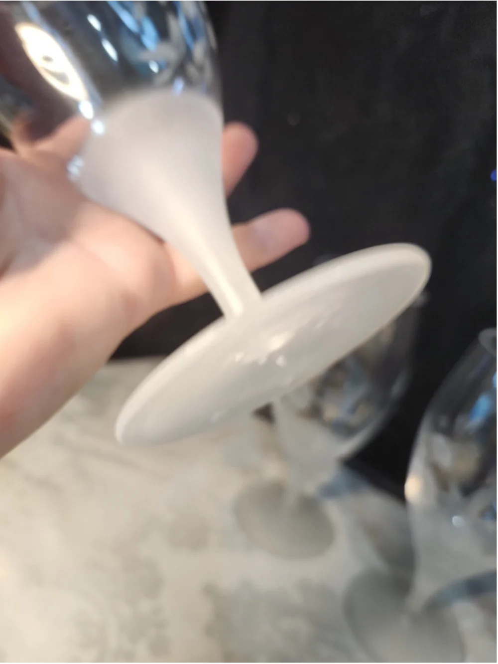 Avon Crystal Goblets, Humming Birds, Made In France, NOS